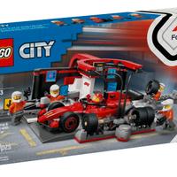 LEGO F1 Ferrari 60443 - Pit Stop + Auto NUOVO SIGI