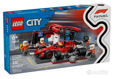 LEGO F1 Ferrari 60443 - Pit Stop + Auto NUOVO SIGI