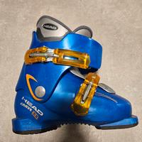 Scarponi sci bambino Head misura  241 mm