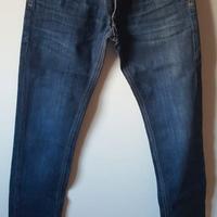 Jeans gamba dritta 5 tasche DONDUP blu scuro
