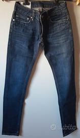 Jeans gamba dritta 5 tasche DONDUP blu scuro