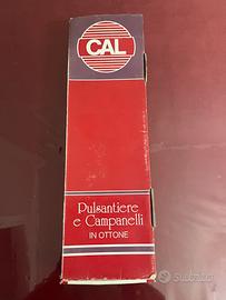 Pulsantiera in ottone