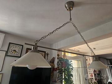 lampadario a  due bracci