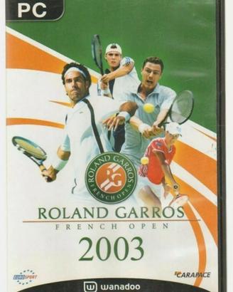 ROLAND GARROS 2003 PC Videogioco Versione italiana