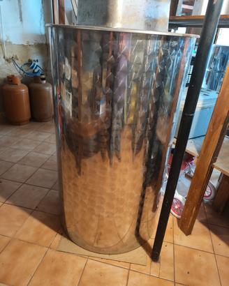 serbatoio inox olio e vino da 500 l