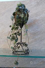 Kokedama con Ceropegia Woodii