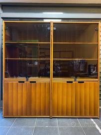 Vetrina-armadio da studio o ufficio Anni '80