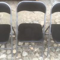 4 sedie pieghevoli 15€