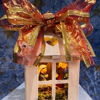 Lanterna di Natale con presepe