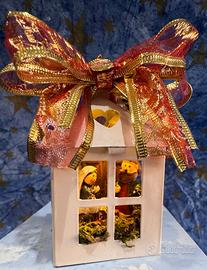 Lanterna di Natale con presepe