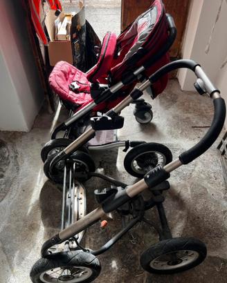 Trio Mutsy + secondo telaio con passegggino beige