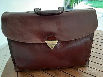 Cartella in Pelle Uomo Vintage - Borsa Business