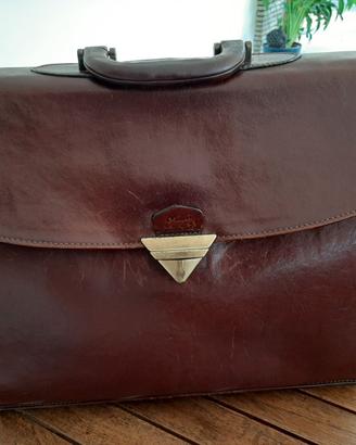 Cartella in Pelle Uomo Vintage - Borsa Business
