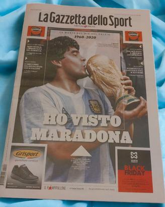 Gazzetta Sport 26/11/2020 Maradona NUOVA