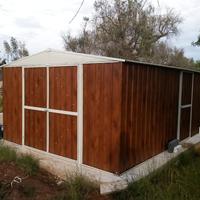 Box prefabbricato in acciaio 360x430cm fin legno