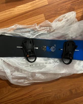 Tavola snowboard burton 157 cm  con custodia