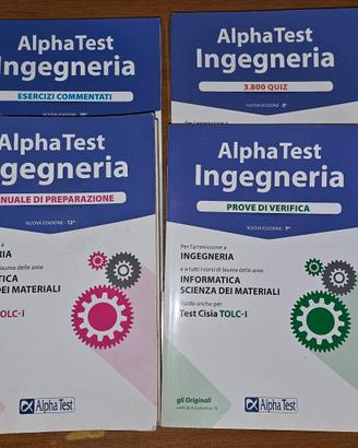 Kit Alpha Test Ingegneria (4 Libri) - Nessuna sott