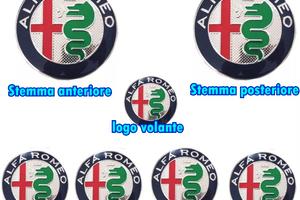 KIT  STEMMA ALFA ROMEO GIULIETTA MITO  159 Argento