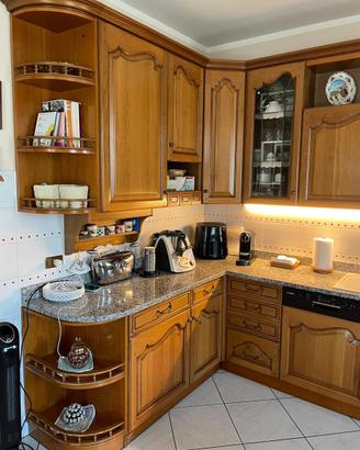 CUCINA ANGOLARE IN VERO LEGNO