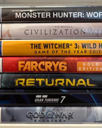 Videogiochi ps4 e ps5