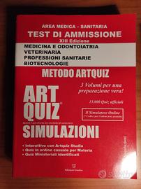 Libro art quiz rosso