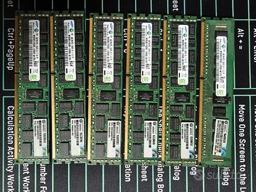 moduli RAM 4gb 2Rx4 10600R