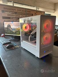 PC Gaming White - Ryzen 5 + RTX 3060 12GB