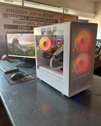 PC Gaming White - Ryzen 5 + RTX 3060 12GB