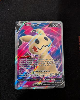 Carta Pokémon Mimikyu V 148/163 Full Art 