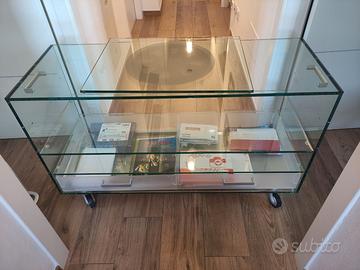 Porta TV in cristallo