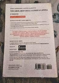 Vocabolario latino IL 4°edizione