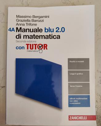 manuale blu 2.0 di matematica 4A+4B
