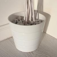 Vaso portavaso bianco ceramica perfetto