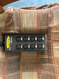 Ciabatta per collegare a distanza il  mixer audio