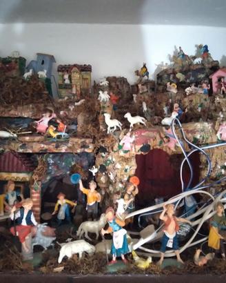 Presepe Napoletano Artigianale Vintage