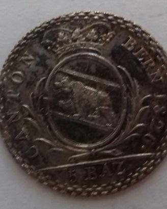 Svizzera Berna 5 batzen 1826 RR alta conservazione