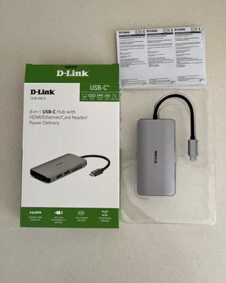D-Link DUB-M810 Hub USB-C 8 in 1 (Win & Mac)