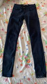 pantaloni blu spessi 