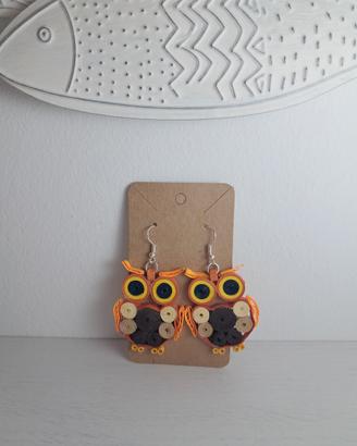 Orecchini tecnica quilling 