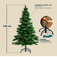 albero di natale h 140