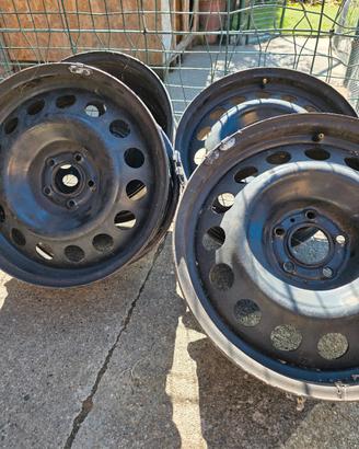 cerchi in acciaio 5 fori 225/50 17