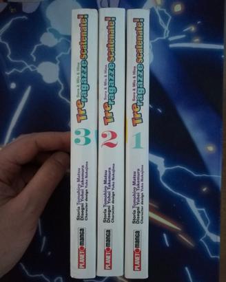 MANGA TRE RAGAZZE SCATENATE 1-3 COMPLETO PLANET MA