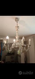 lampadario Capodimonte 