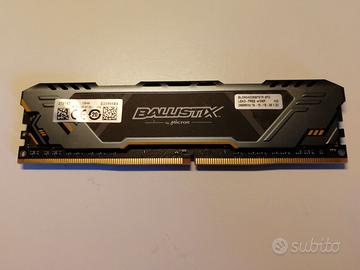 Ram Crucial Ballistix DDR4 8GB 2666 MHz