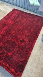 tappeto moderno rosso 