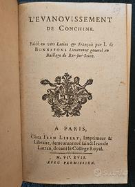 I. De Bonnefons L'evanovissement De Conchine Preti