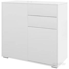 Credenza Moderna con 2 Armadietti e 2 Cassetti con
