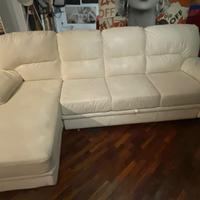 Divano in pelle bianca mondo convenienza