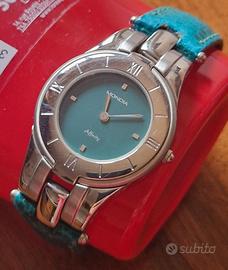 Orologio donna Mondia Affinity Pelle verde acqua