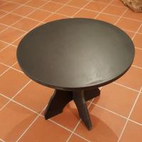 Tavolino rotondo in ardesia